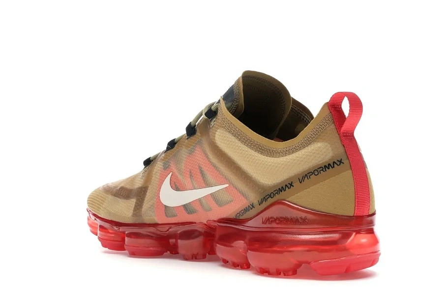 Фото № 6 с приближением к товару «‎Nike Air VaporMax 2019 Club Gold Ember Glow»