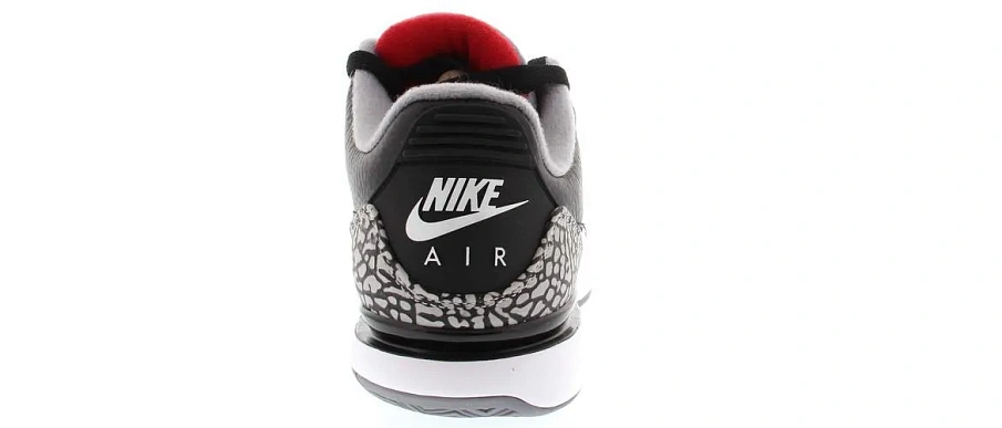 Фото № 5 с приближением к товару «‎Nike Zoom Vapor AJ3 Black Cement»