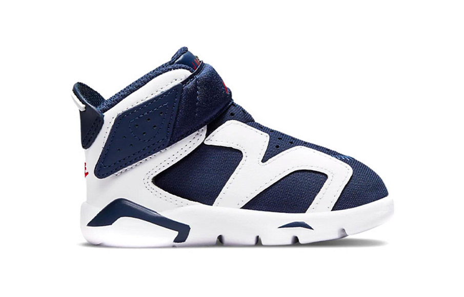 Фото № 2 с приближением к товару «‎(TD) Air Jordan 6 Retro Little Flex TD Basketball Shoes BlueWhite»