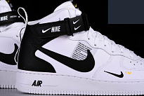 Фото № 3 с приближением к товару «‎Nike Air Force 1 Mid 07 LV8 Utility Skate shoes White Black»