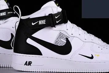 Nike Air Force 1 Mid 07 LV8 Utility Skate shoes White Black - 3