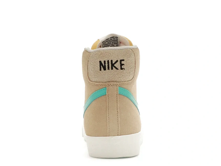 Фото № 4 с приближением к товару «‎Nike Blazer Mid 77 Desert Ore Light Aqua»