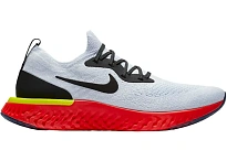 Фото № 1 с приближением к товару «‎Nike Epic React Flyknit White Bright Crimson»
