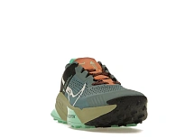 Фото № 3 с приближением к товару «‎Nike ZoomX Zegama Trail Light Slate Grey Glow Green Bone Black»