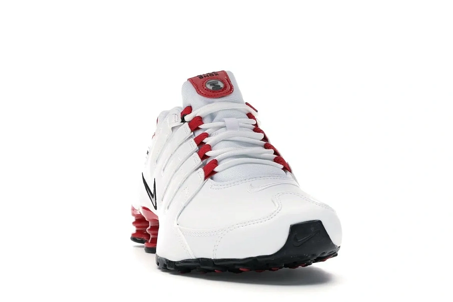 Фото № 3 с приближением к товару «‎Nike Shox NZ White University Red»