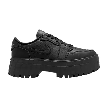 Women's Air Jordan 1 Low Brooklyn Metallic Black - 1