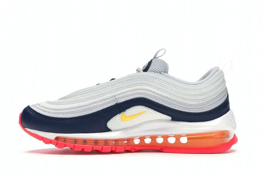 Фото № 3 с приближением к товару «‎Nike Air Max 97 Midnight Navy Racer Pink Laser Orange »