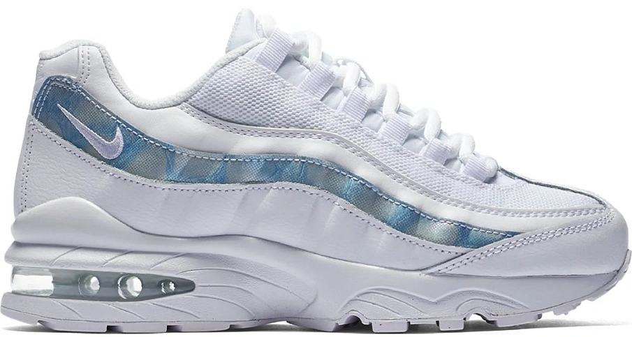 Фото № 1 с приближением к товару «‎Nike Air Max 95 White Cobalt Pulse »
