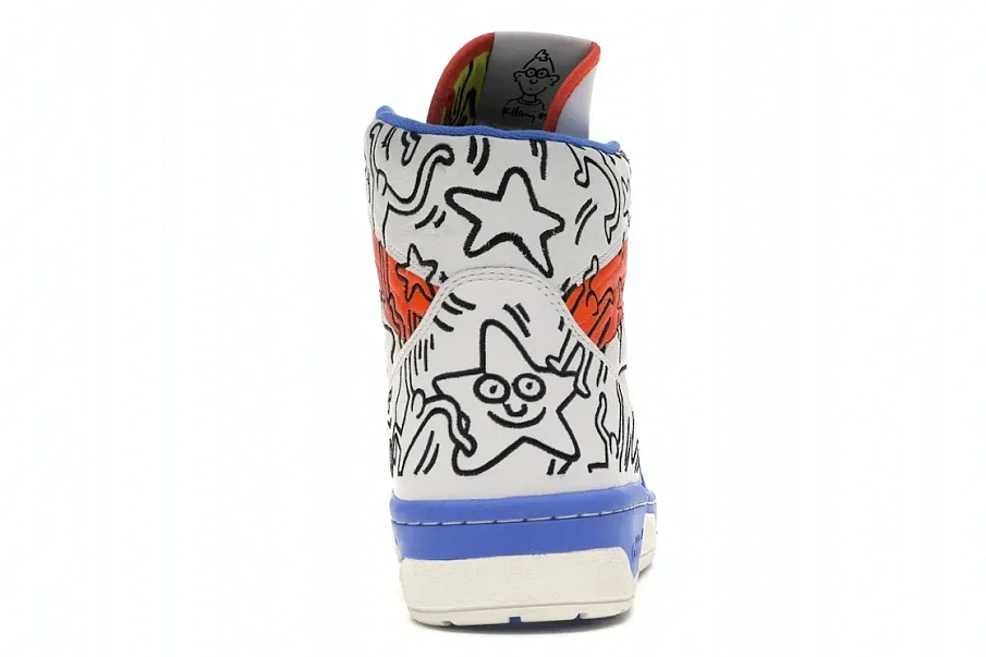 Фото № 4 с приближением к товару «‎adidas Rivalry Hi Keith Haring»