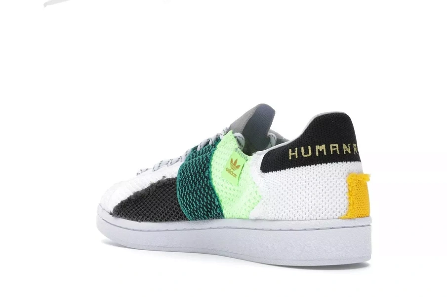 Фото № 5 с приближением к товару «‎adidas Superstar Pharrell Human Race White»