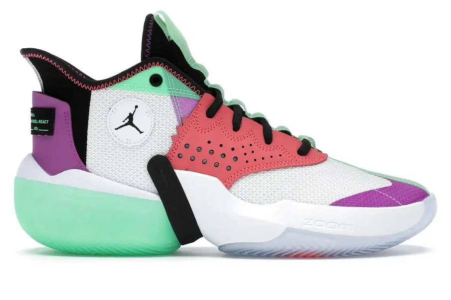 Фото № 1 с приближением к товару «‎Jordan React Elevation White Multi-Color»