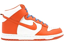 Фото № 1 с приближением к товару «‎Nike Dunk High White Orange Blaze Varsity Blue»