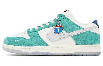  Nike Dunk Low Skate shoes TealWhite - 1