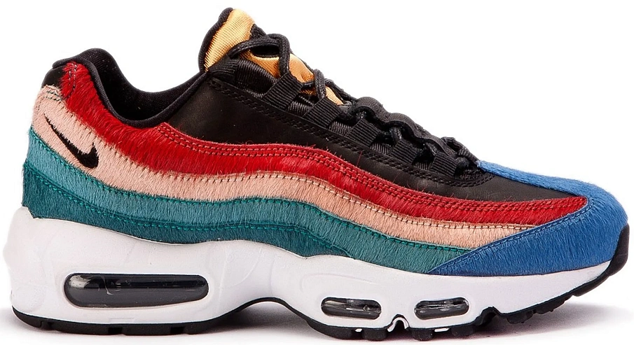 Фото № 1 с приближением к товару «‎Nike Air Max 95 Multi-Color Pony Hair »