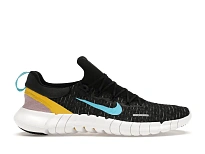 Фото № 1 с приближением к товару «‎Nike Free Run 5.0 Dark Smoke Grey Vivid Sulfur Chlorine Blue»