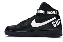 Фото № 5 с приближением к товару «‎Nike Air Force 1 High Supreme World Famous Black»