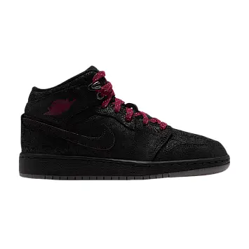 Air Jordan 1 Mid SE GS Black - 1