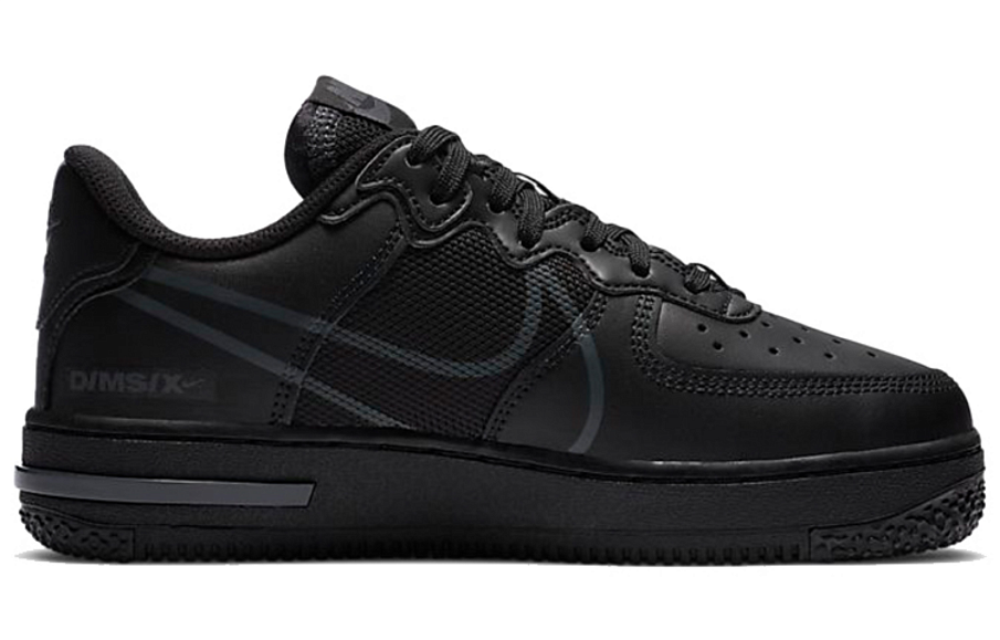 Фото № 2 с приближением к товару «‎Nike Air Force 1 React (GS) Black»