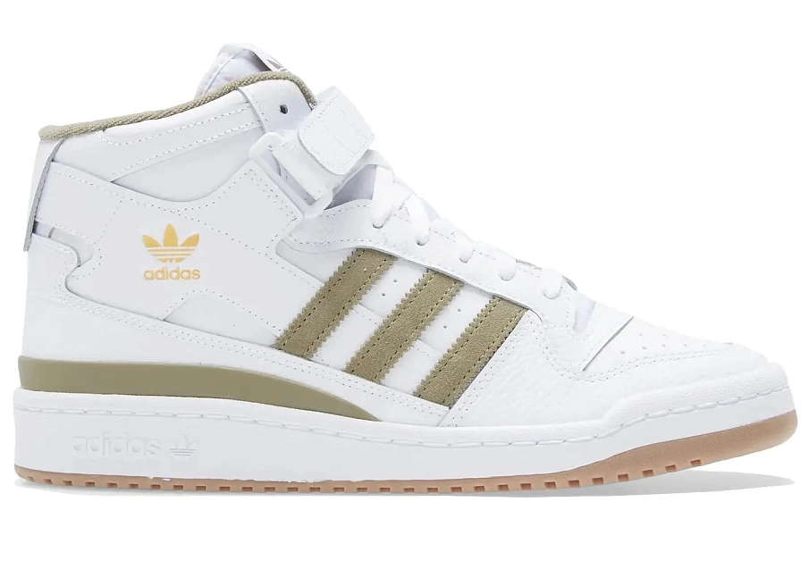 Фото № 1 с приближением к товару «‎adidas Forum Mid Cloud White Orbit Green»