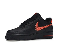 Фото № 3 с приближением к товару «‎Nike Air Force 1 Low Zig Zag Black Orange»