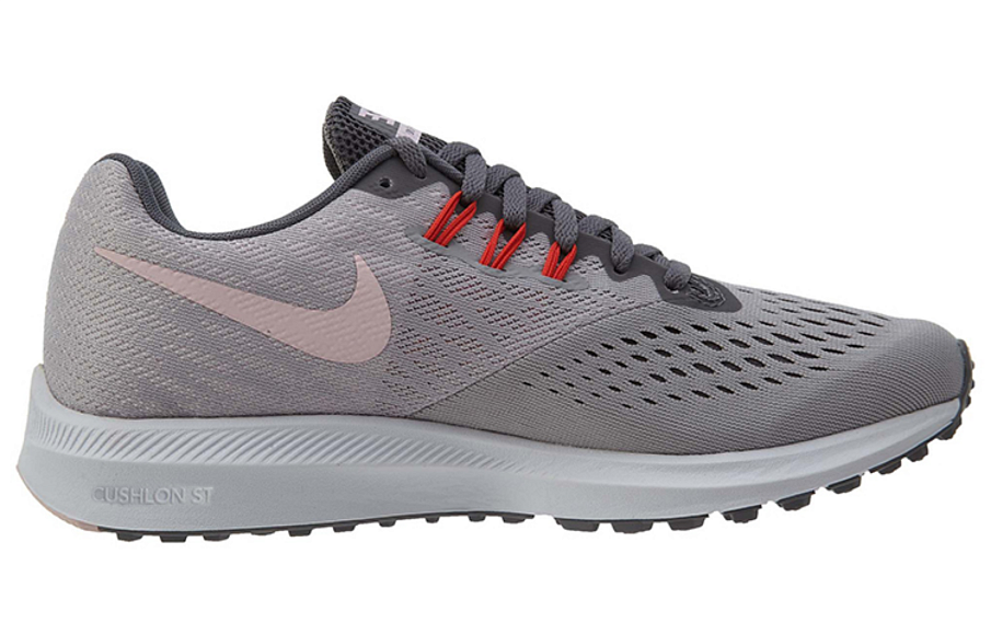 Фото № 2 с приближением к товару «‎Nike Wmns Zoom Winflo 4 Low-Top Running Shoes Grey»