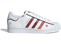 Фото № 1 с приближением к товару «‎adidas Superstar Lunar New Year White Red»
