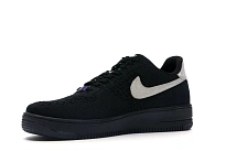 Фото № 3 с приближением к товару «‎Nike Air Force 1 Flyknit Low Black Metallic Silver»