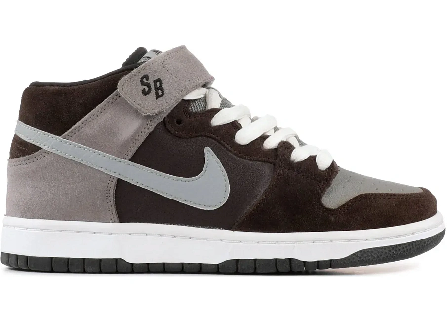 Фото № 1 с приближением к товару «‎Nike SB Dunk Mid Cappuccino Silver»