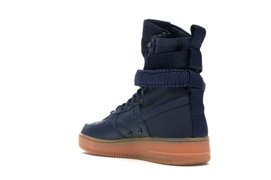 Фото № 5 с приближением к товару «‎Nike SF Air Force 1 High Navy Gum»