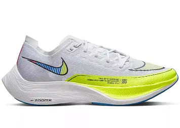 Nike ZoomX Vaporfly Next% 2 White Volt Racer Blue