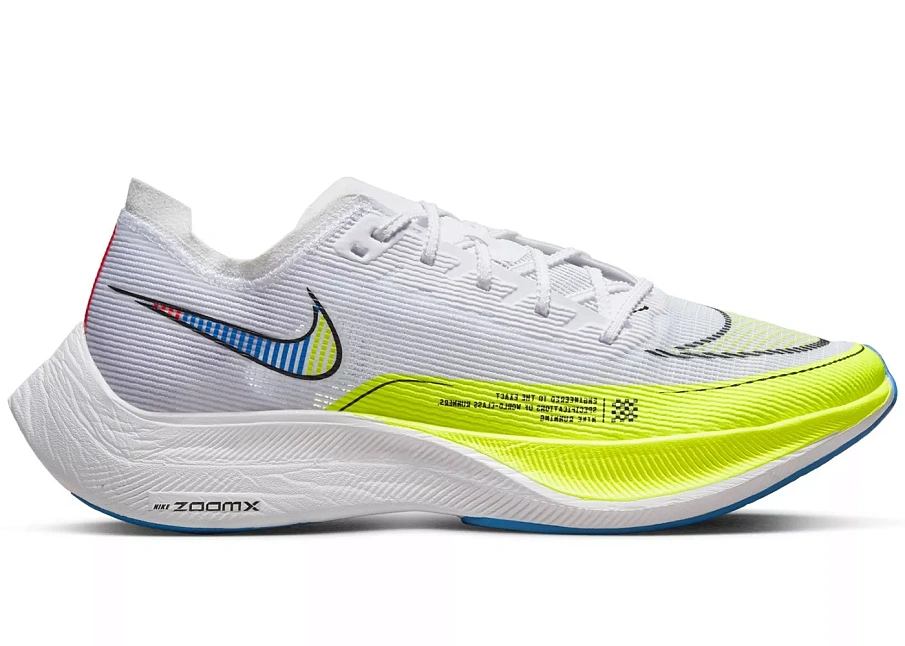 Фото № 1 с приближением к товару «‎Nike ZoomX Vaporfly Next% 2 White Volt Racer Blue»