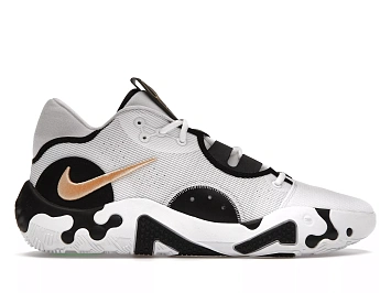 Nike PG 6 White Black Orange Chalk - 1