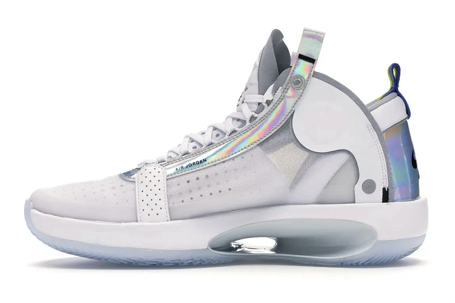 Фото № 3 с приближением к товару «‎Jordan XXXIV White Metallic Silver»