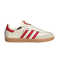 Фото № 1 с приближением к товару «‎adidas Samba OG J Cream White Better Scarlet Gum»