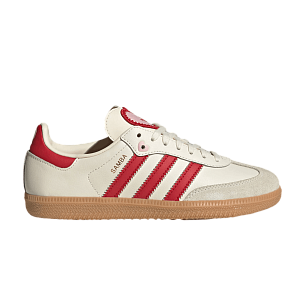 adidas Samba OG J Cream White Better Scarlet Gum (KI6679)