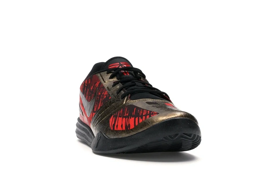 Фото № 4 с приближением к товару «‎Nike KB Mentality Black Metallic Gold Chilling Red»