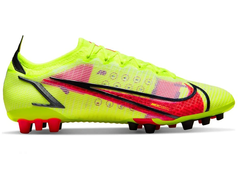 Фото № 1 с приближением к товару «‎Nike Mercurial Vapor 14 Elite AG Volt Black Bright Crimson»