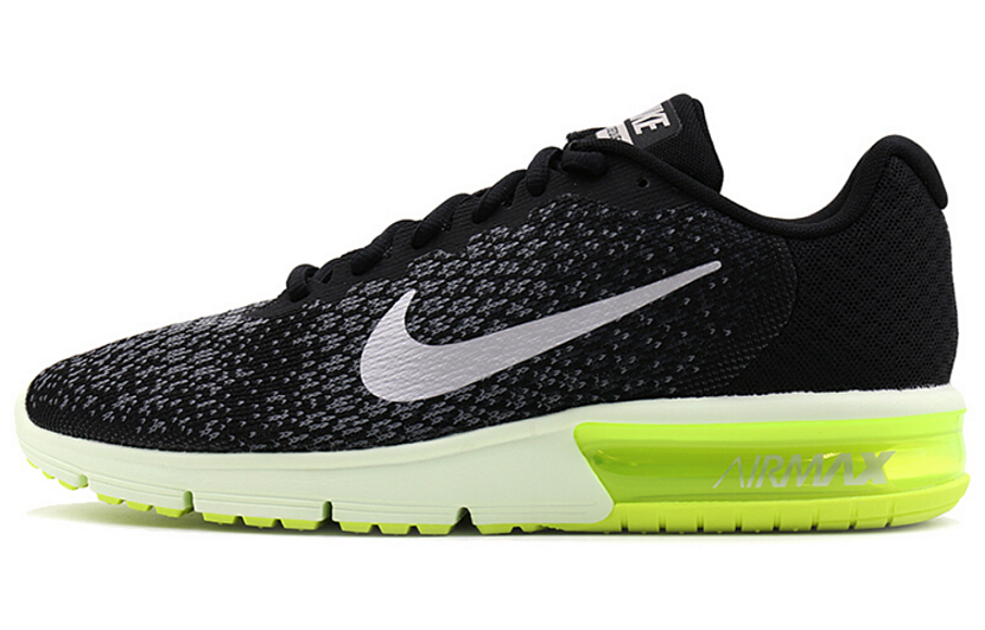 Фото № 1 с приближением к товару «‎Nike Air Max Sequent 2 BlackGreen»