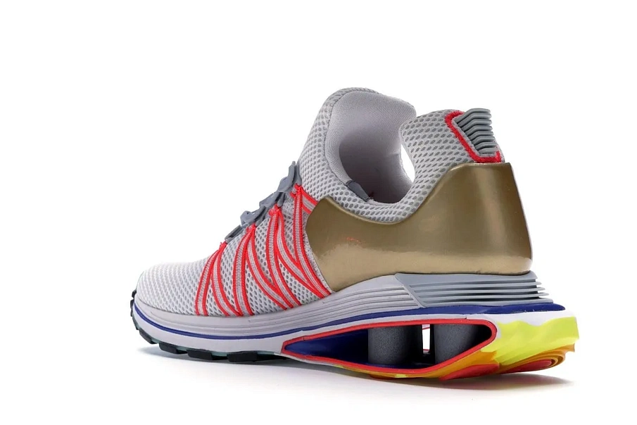 Фото № 6 с приближением к товару «‎Nike Shox Gravity Vast Grey Metallic Gold»