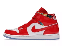 Фото № 4 с приближением к товару «‎Jordan 1 Mid Barcelona Sweater Red Patent»