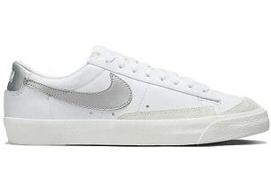 Nike Blazer Low 77 White Metallic Silver 