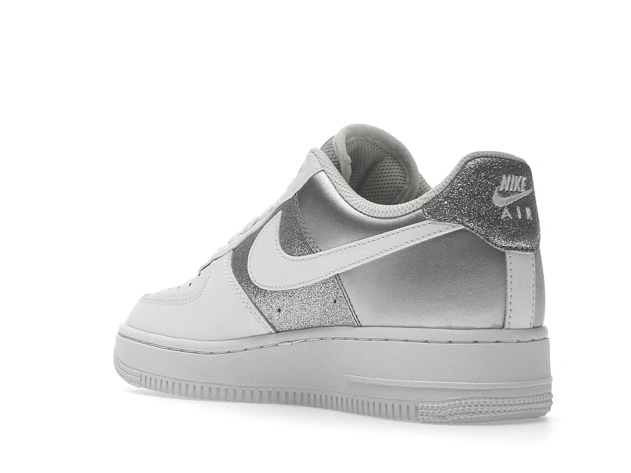 Фото № 6 с приближением к товару «‎Nike Air Force 1 Low 07 White Metallic Silver »