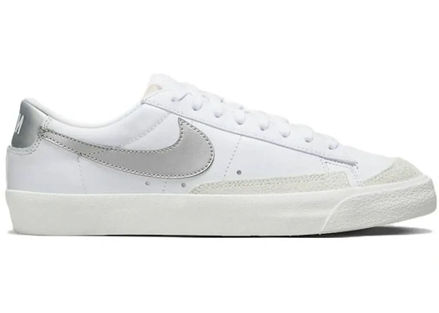 Фото № 1 с приближением к товару «‎Nike Blazer Low 77 White Metallic Silver »