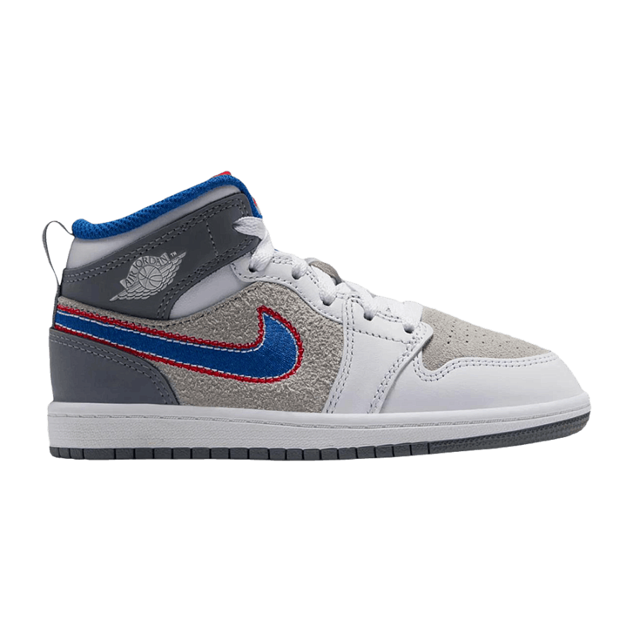 Фото № 1 с приближением к товару «‎Space Jam x Air Jordan 1 Mid SE PS Hare»