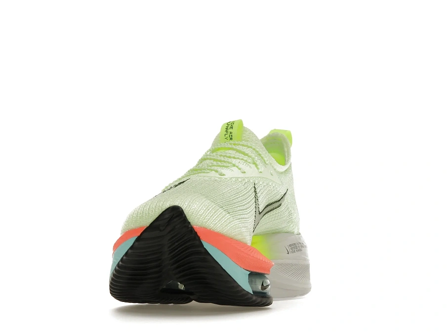 Фото № 2 с приближением к товару «‎Nike Air Zoom Alphafly Next% Barely Volt Orange »
