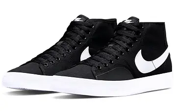 Nike Blazer Court Mid BlackWhite - 3