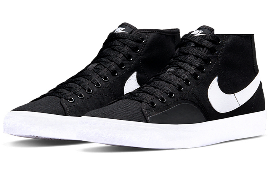 Фото № 2 с приближением к товару «‎Nike Blazer Court Mid BlackWhite»