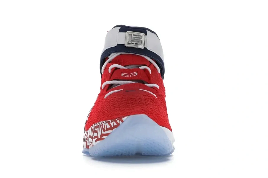 Фото № 2 с приближением к товару «‎Nike LeBron 17 Graffiti Remix Red»