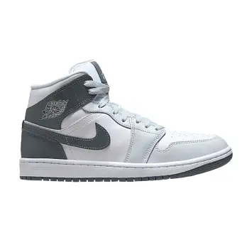 Women's Air Jordan 1 Mid White Smoke Grey - 1