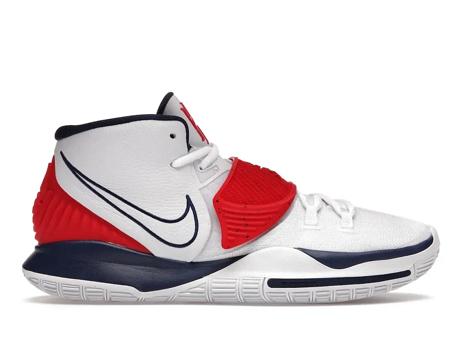 Фото № 1 с приближением к товару «‎Nike Kyrie 6 USA White»